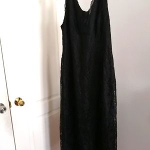 Jessica Howard black lace overlay dress